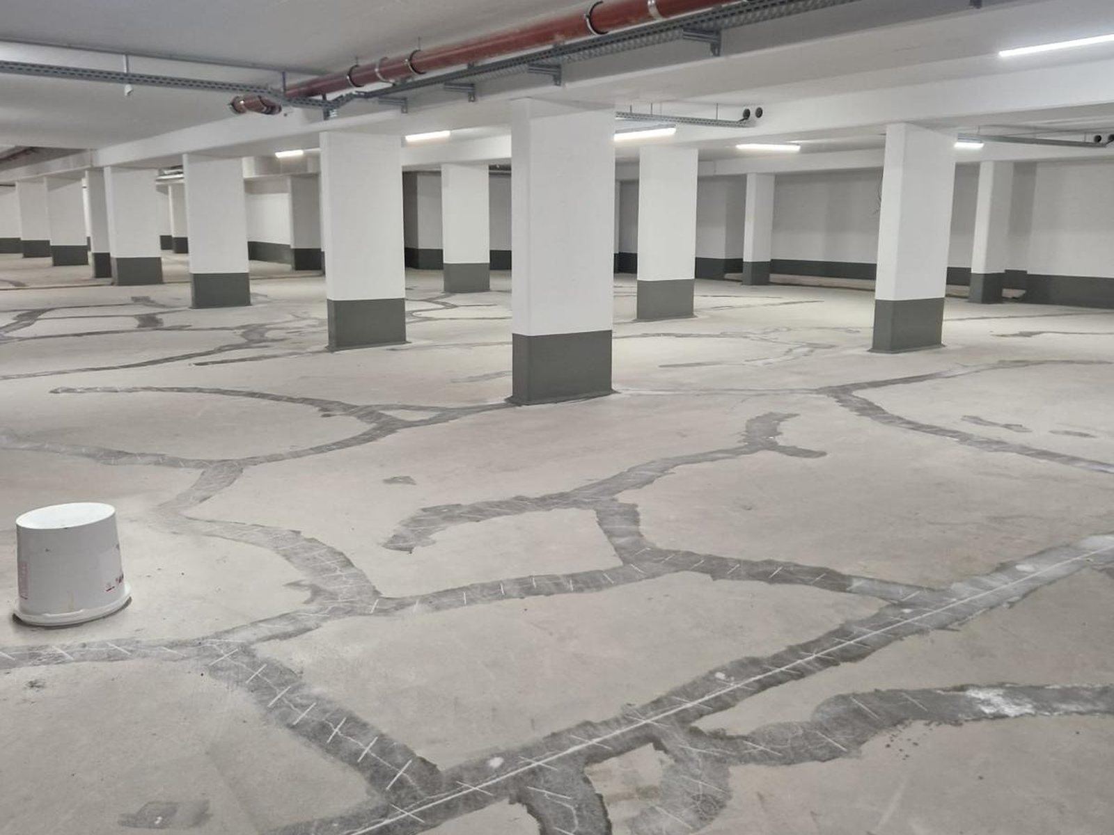 Tiefgarage Wohnanlage &ndash; vorher